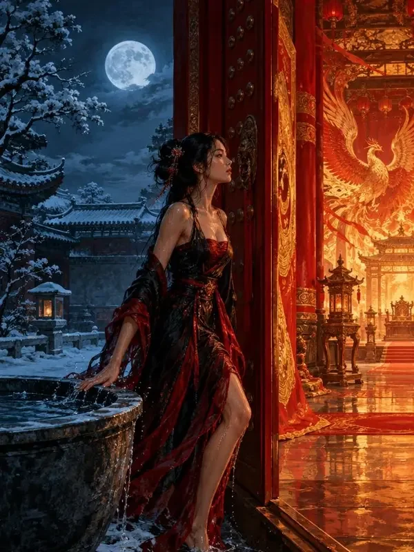 宫女上位记竖版剧照封面，宫斗题材短剧