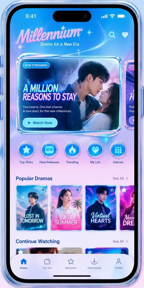 短剧全集在线 APP 首页界面预览